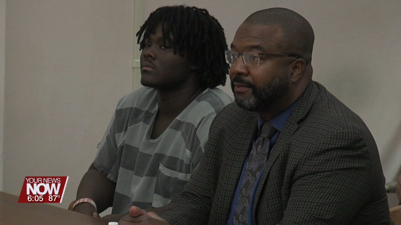 Jaquan Glenn enters a plea of not guilty for the murder of 17-year-old Jaden Halpern